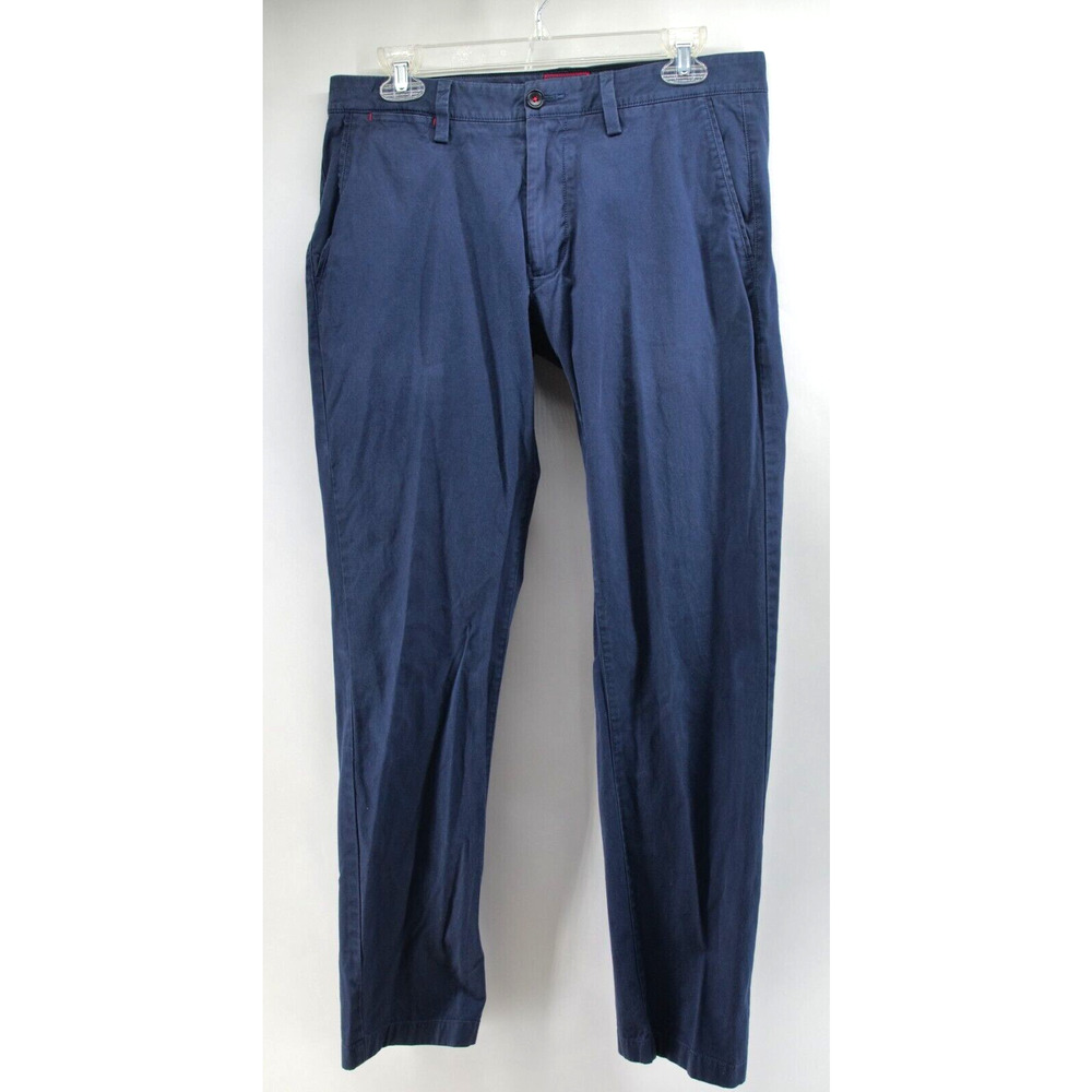 UNTUCKit‎ Chino Pants Mens 32x32 Blue Navy Straight Fit Chino Golf